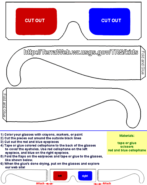 come costruire occhiali 3d