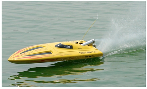 Thunder Stormman Radio Telecomando Barca Da Corsa Velocità Barca Blu 