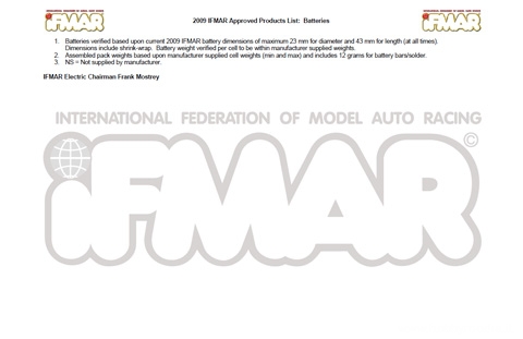 batterie-ifmar batterie-ifmar