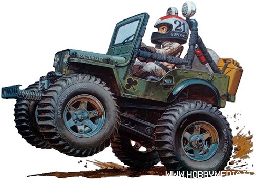 tamiya-wild-willy-box-package-illustration