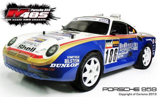 Carisma M48S Porsche 959 Brushless in scala 1/8 - Modellismo