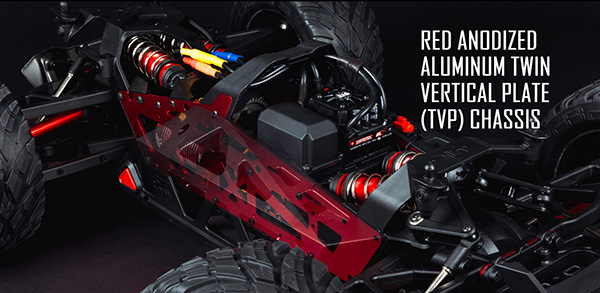 GPM Aluminium Front Chassis Schutzblech Für Arrma Nero & Fazon 6S BLX – Rot, 1-tlg.