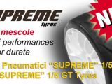 PMT Tyre: Nuove gomme Supreme per automodelli 1/5 GT