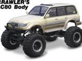 Active Hobby - Crawler's LC80 Carrozzeria Toyota Cruiser per Axial SC10 e Tamiya CR01