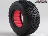 Gomme per Short Course AKA Duro SC SS con inserti rossi