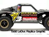 Adesivi ufficiali del campione di desert truck Todd LeDuc