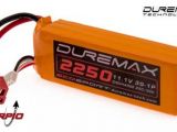 Batterie LiPo per automodellismo DUREMAX 2250mAh 11,1V 3S 25C con connettori DEANS