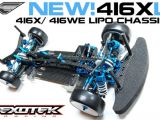 Exotek 416XL - Telaio LiPo per Tamiya 416X / 416WE