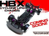 EXOTEK HBX - Telaio in carbonio compatibile LiPo per Hot Bodies Cyclone