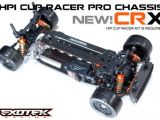 Exotek CRX - Telaio in carbonio per HPI Cup Racer
