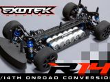 Exotek Racing R14 - Kit di conversione in scala 1:14 per la AE RC18R 