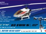 Hirobo SDX DS3: Elicottero classe 50 per volo acrobatico 3D
