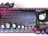 Hudy: Universal Tire Balancing Station - Equilibrare le gomme!