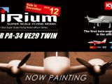 Kyosho aiRium PIPER PA-34 VE29 Twin - Aeromodello con doppia elica - All Japan Plamodel Hobby Show 2010
