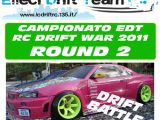 Locandina 2a Tappa Campionato EDT RC Drift War 2011