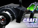Craft RC - Decal per radiocomando Spektrum DX3 