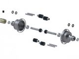 Motonica - P8C 2WD e P8 Classic - Differenziale e semiassi ad ingranaggi e a sfere