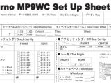 Inferno Buggy MP9 TKI2 WC: Setup Sheet Online - Kyosho