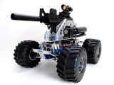 Modelismo e robotica - Un Traxxas E-Maxx diventa un robot armato di paintball - Robotic Weapon