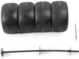 Robitronic - Off Road Tires Storage System - Organizzare le gomme di buggy e truggy - Accessori per modellismo