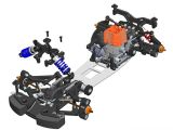 Serpent 733 - Immagini CAD - Automodello da Pista 1:10