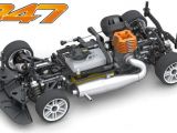 Serpent 747 Touring car 1:10 nitro in kit di montaggio