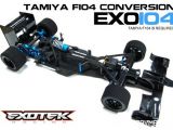 Exotek EXO 104 - Telaio in fibra di carbonio per Tamiya F104