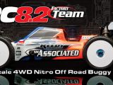 Associated RC8.2 4wd Factory Team Buggy nitro in scala 1:8