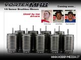 Motori brushless per automodelli 1:8 - Vortex MR8  e MR8L 
