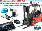 Carrello elevatore con webcam e sistema controllo iPhone Wifi CARSON WiRC