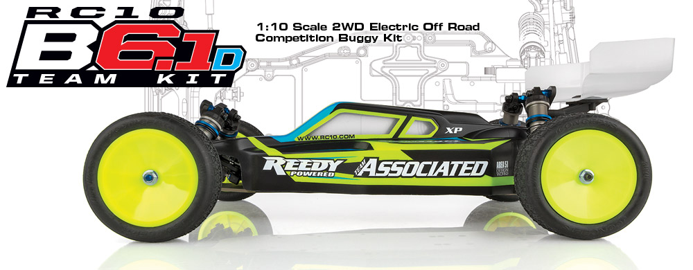 61mm-TEAM ASSOCIATED RR Buggy Ruota Giallo Modello # 91571 